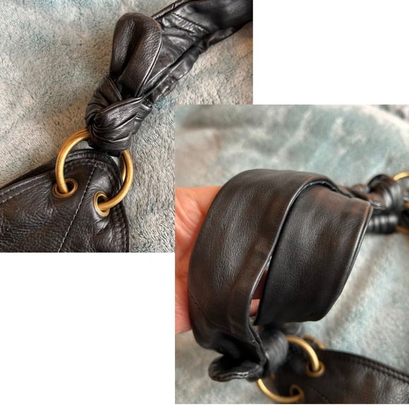 Rare Vintage NATURALIZER Leather Hobo Shoulder Bag - Picture 12 of 17